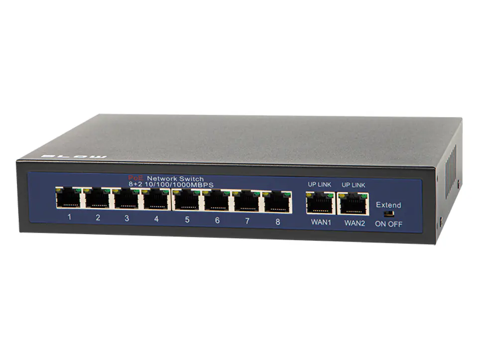 ⁨Switch 8×PoE 100Mb 100W BL-SW10-8P⁩ w sklepie Wasserman.eu