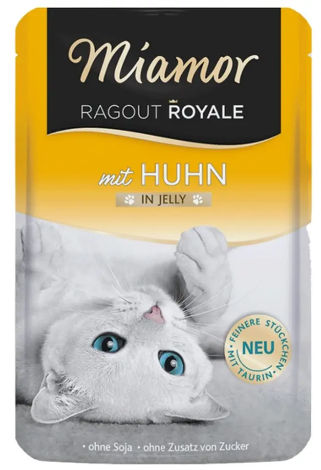 ⁨Miamor Ragout Royale z Kurczakiem w galaretce saszetka 100g⁩ w sklepie Wasserman.eu