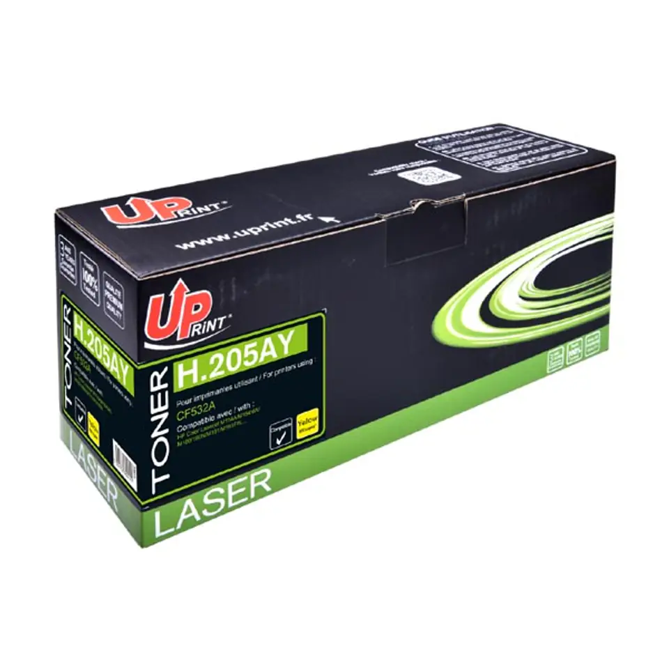 ⁨UPrint kompatybilny toner z HP CF532A, H.205AY, yellow, 900s⁩ w sklepie Wasserman.eu