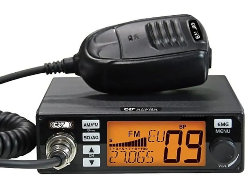 Radio CB CRT Alpha AM/FM 12/24V VOX w sklepie Wasserman.eu