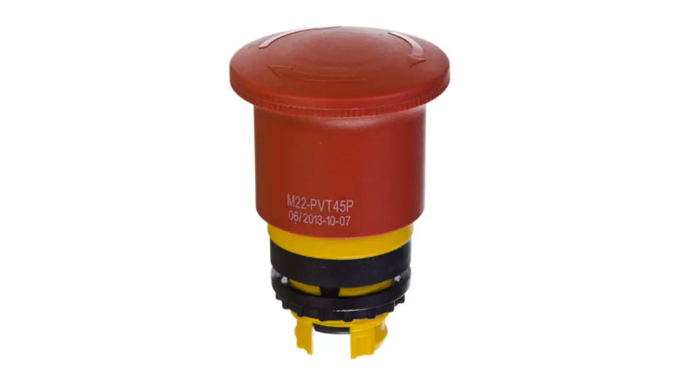 ⁨Mushroom button drive red by turning M22-PVT45P 121462⁩ at Wasserman.eu