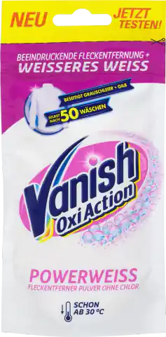 ⁨Vanish Oxi Action Power Weiss 90 g DE⁩ w sklepie Wasserman.eu