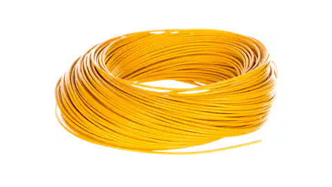 ⁨Installation cable H05V-K 0,5 yellow 29089 /100m/⁩ at Wasserman.eu