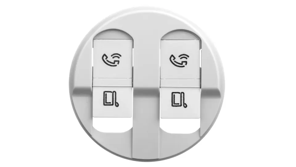 CELIANE RJ45 Doppelsockelplakette weiß 068252 im Wasserman.eu