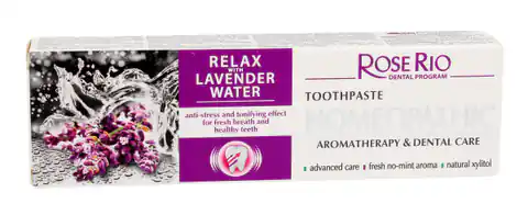 ⁨Rose Rio Pasta do zębów RELAX LAVENDER WATER - 65ml⁩ w sklepie Wasserman.eu