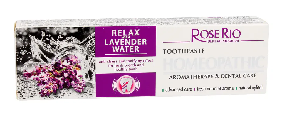 Rose Rio Pasta do zębów RELAX LAVENDER WATER - 65ml w sklepie Wasserman.eu