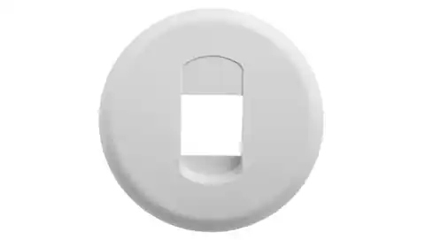⁨CELIANE Single speaker socket badge white 068211⁩ at Wasserman.eu