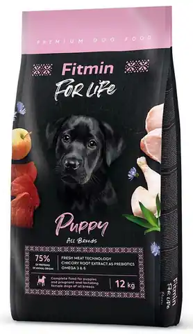 ⁨FITMIN For Life Puppy - dry dog food - 12 kg⁩ at Wasserman.eu