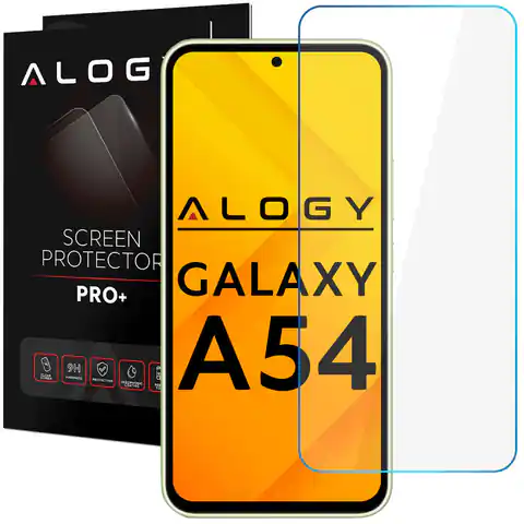 ⁨Szkło hartowane płaskie 9H Alogy Screen Protector PRO+ ochrona na ekran do Samsung Galaxy A54 5G⁩ w sklepie Wasserman.eu