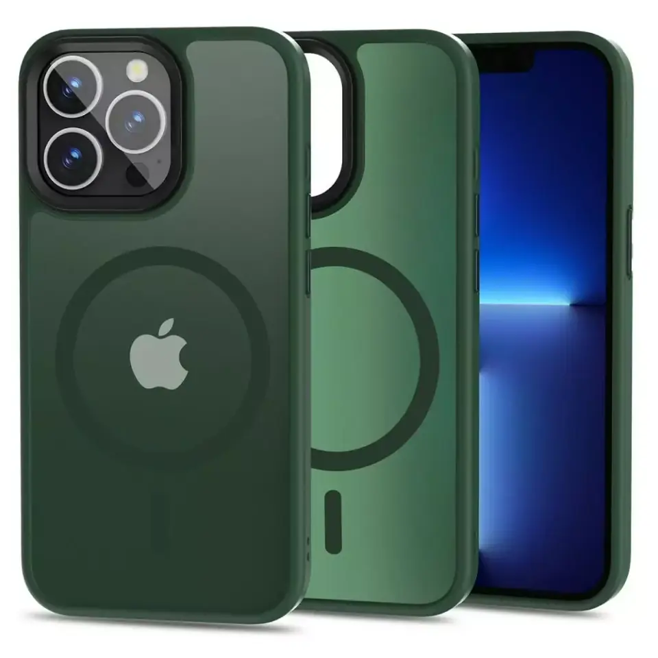 ⁨Etui ochronne na telefon MagMat Case do MagSafe do Apple iPhone 13 Pro Matte Green⁩ w sklepie Wasserman.eu