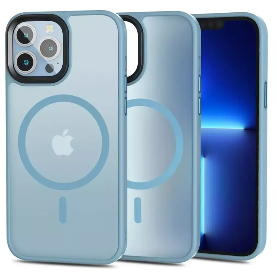 ⁨Etui ochronne na telefon MagMat Case do MagSafe do Apple iPhone 13 Pro Max Matte Sierra Blue⁩ w sklepie Wasserman.eu