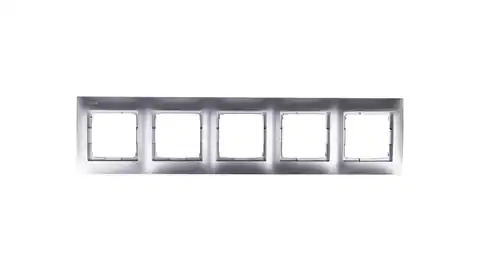 ⁨Simon 54 Premium Five-fold frame silver matt /for plasterboard/ DRK5/43⁩ at Wasserman.eu