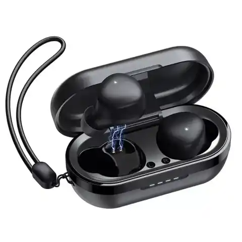 ⁨Słuchawki Joyroom bezprzewodowe TWS Bluetooth 5.1 300mAh czarny (JR-TL1 Pro)⁩ w sklepie Wasserman.eu