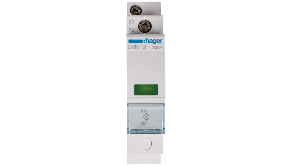 ⁨Lampka modułowa zielona 230V AC SVN121⁩ w sklepie Wasserman.eu
