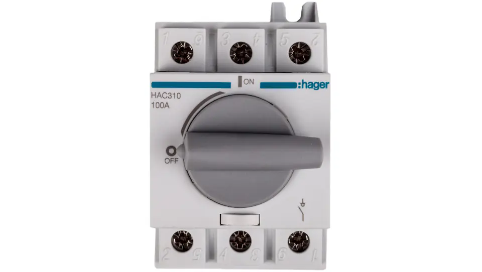 ⁨Isolation Disconnector 3P 100A HAC310⁩ at Wasserman.eu