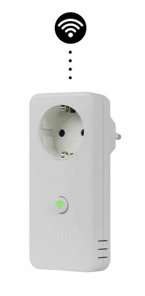 ⁨Mill Socket - WI-FI smart socket, White⁩ at Wasserman.eu