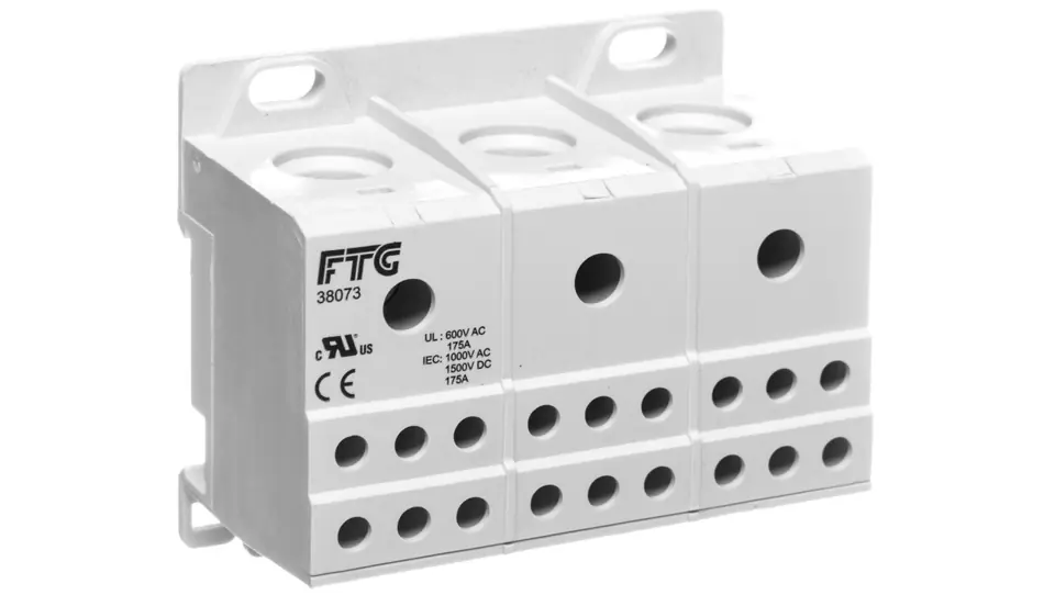 ⁨Distribution block 3-potential grey AUX38073AL⁩ at Wasserman.eu