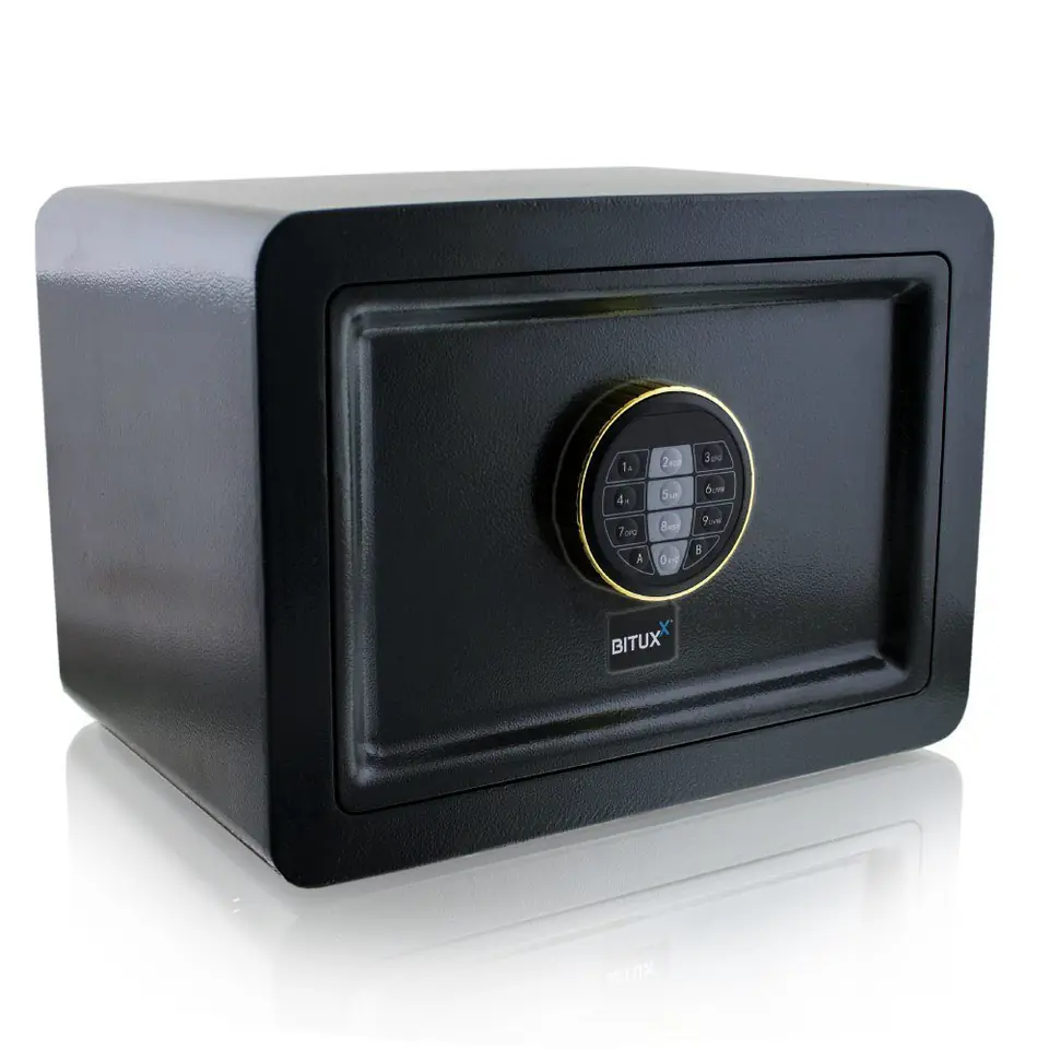 ⁨Safe Cash Register for PIN Cipher with electronic lock with elegant opening knob⁩ at Wasserman.eu