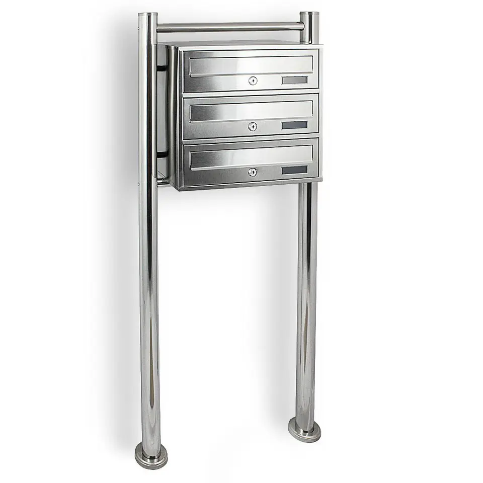 SKRZYNKA POCZTOWA LOKATORSKA 3 METALLIC STAL NIERDZEWNA w sklepie Wasserman.eu