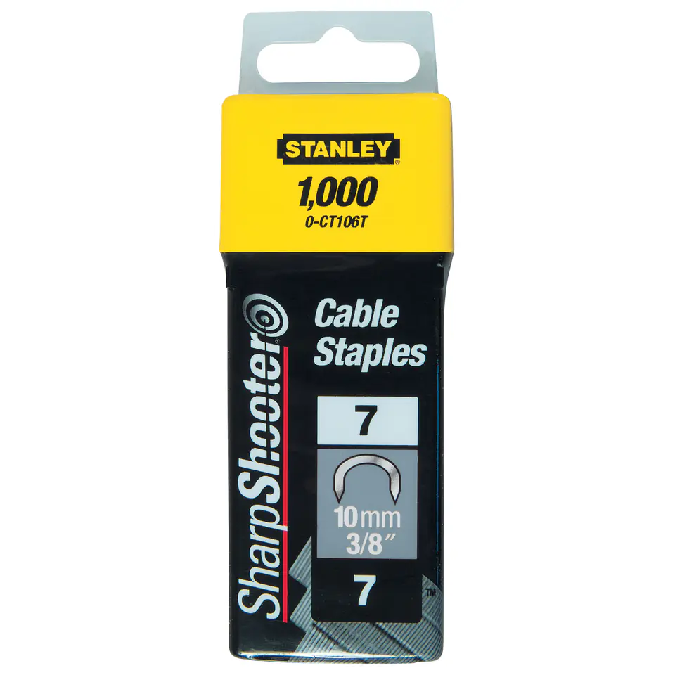 ⁨CT108T1 Staple type 7, CT100, 12mm, 1000pcs, Stanley 1-CT108T⁩ at Wasserman.eu