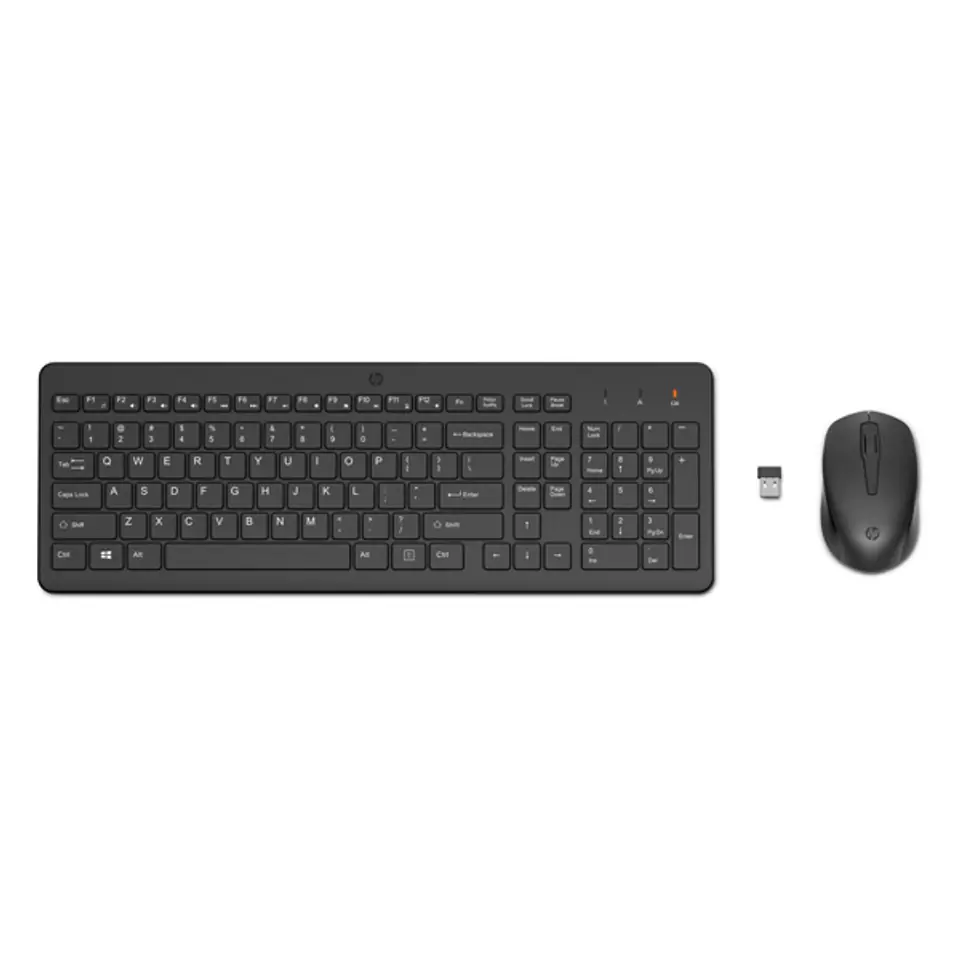 ⁨HP HP 330, Zestaw klawiatur z myszą optyczną bezprzewodową, AA, SK, ergonomiczna, nano odbiornik USB rodzaj 2.4 [GHz], bezprzewodo⁩ w sklepie Wasserman.eu