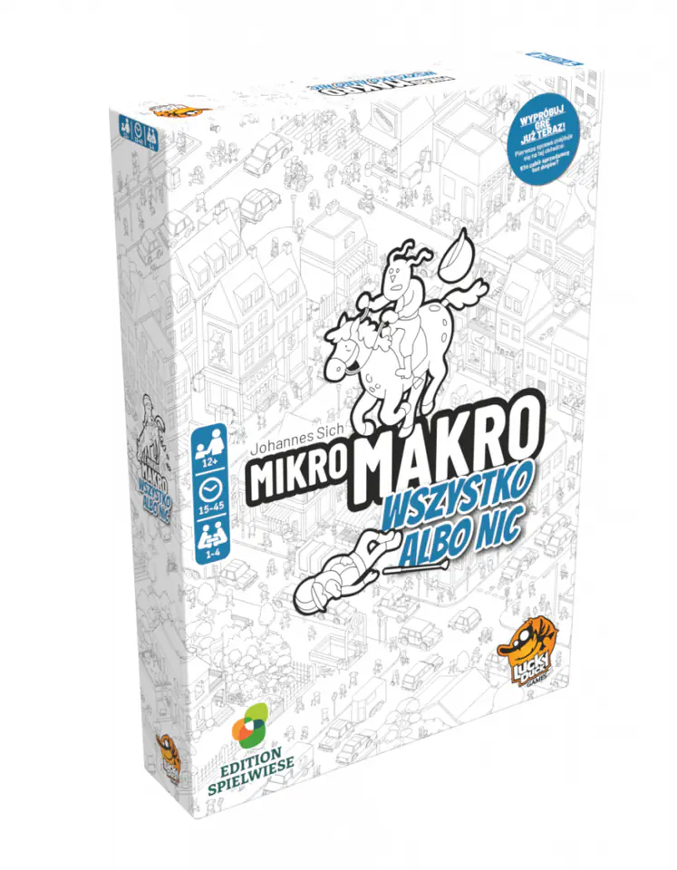 ⁨GRA MIKROMAKRO: WSZYSTKO ALBO NIC - LUCKY DUCK GAMES⁩ w sklepie Wasserman.eu