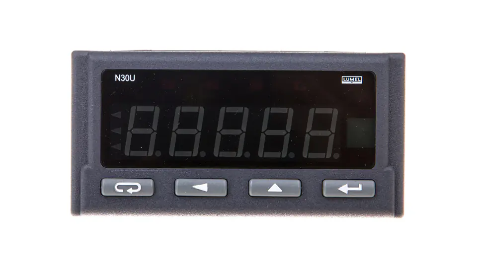 ⁨Digital Panel Mount Meter (programmable) 96x48mm 0-10V 0-20mA 0-60mV R, Fri, 2 inputs relay N30U 100000P0⁩ at Wasserman.eu