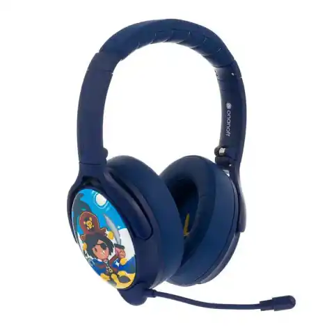 ⁨Słuchawki bezprzewodowe dla dzieci BuddyPhones Cosmos Plus ANC (ciemnoniebieskie)⁩ w sklepie Wasserman.eu