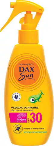 ⁨Dax Sun Mleczko ochronne dla dzieci i niemowląt SPF30 - spray 200ml⁩ w sklepie Wasserman.eu