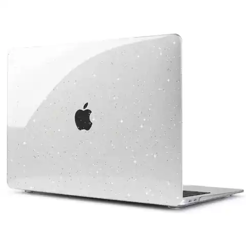 ⁨Alogy Hard Case Case for Apple MacBook Air 13 M1 2020 Glitter Clear⁩ at Wasserman.eu