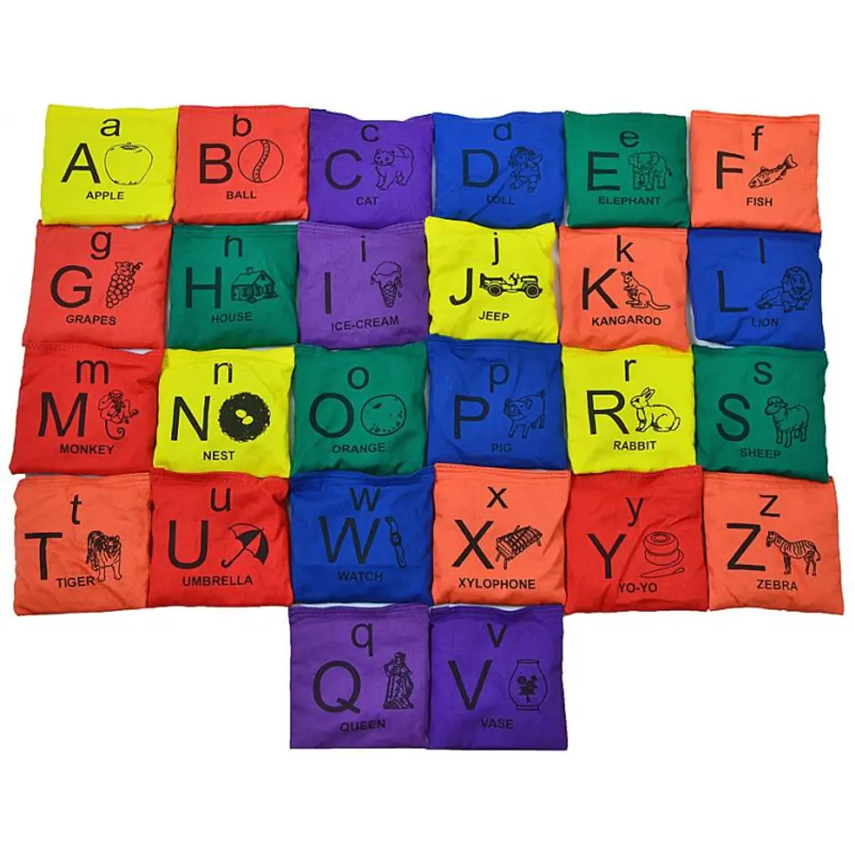 ⁨Woreczki Gimnastyczne Smj Alfabet VEDB-AZ5X5 alfabet⁩ w sklepie Wasserman.eu