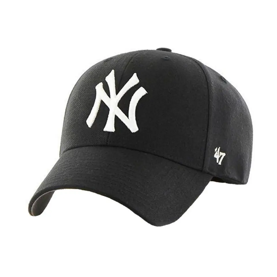 ⁨Czapka z daszkiem 47 Brand New York Yankees MVP Cap (kolor Czarny, rozmiar One size)⁩ w sklepie Wasserman.eu