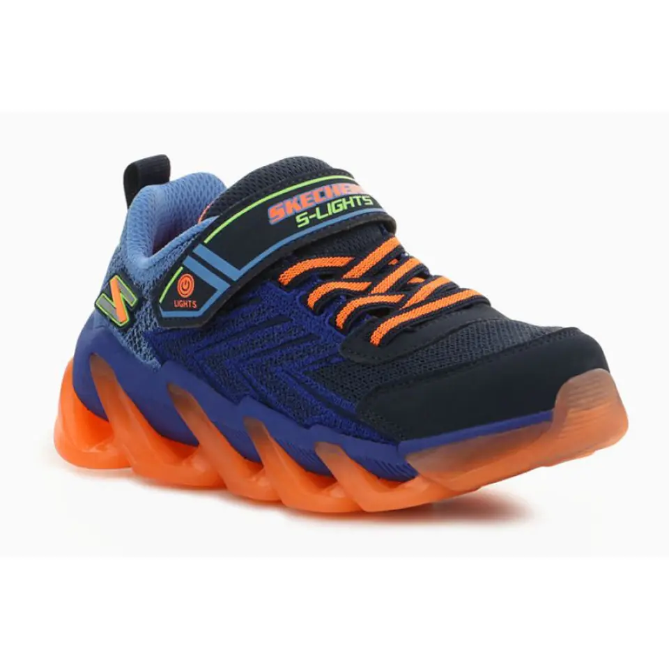 ⁨Buty Skechers S Lights Jr 400130L (kolor Granatowy, rozmiar EU 34)⁩ w sklepie Wasserman.eu