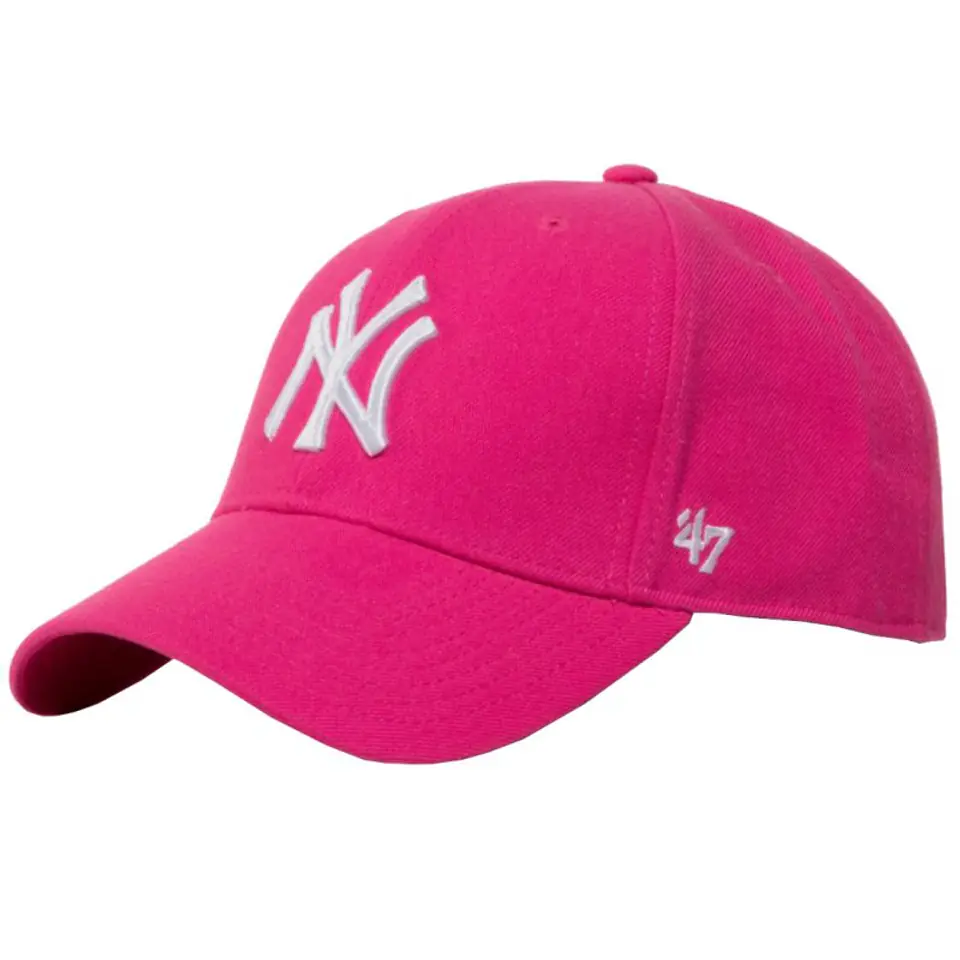 ⁨Czapka z daszkiem 47 Brand New York Yankees MVP Cap B-MVPSP17WBP (kolor Różowy, rozmiar One size)⁩ w sklepie Wasserman.eu