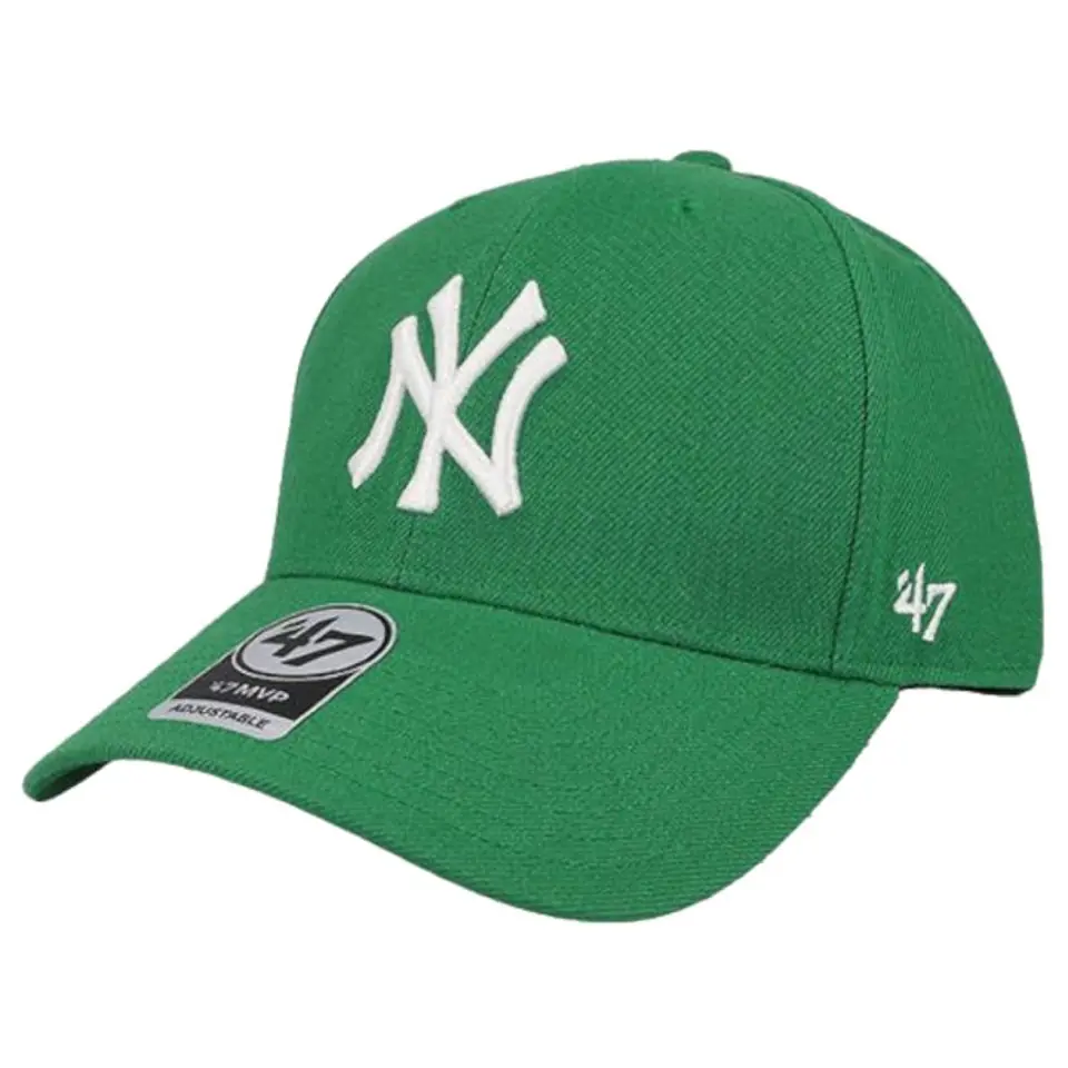 ⁨Czapka z daszkiem 47 Brand New York Yankees MVP Cap (kolor Zielony, rozmiar One size)⁩ w sklepie Wasserman.eu