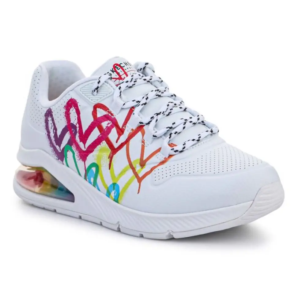 ⁨Buty Skechers Uno 2 - Floating Love W 155521 (kolor Biały, rozmiar EU 36)⁩ w sklepie Wasserman.eu