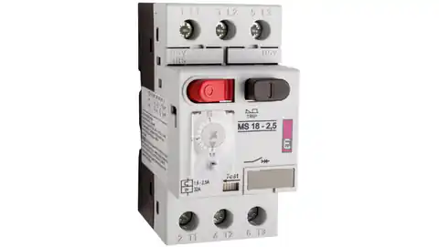 ⁨Motor circuit breaker 3P 1,5kW 2,5-4A MS18 004600347⁩ at Wasserman.eu