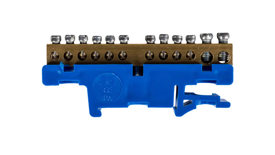 ⁨Terminal block for rail 12 ways blue TH35 2N LZ-12/N 0921-00⁩ at Wasserman.eu