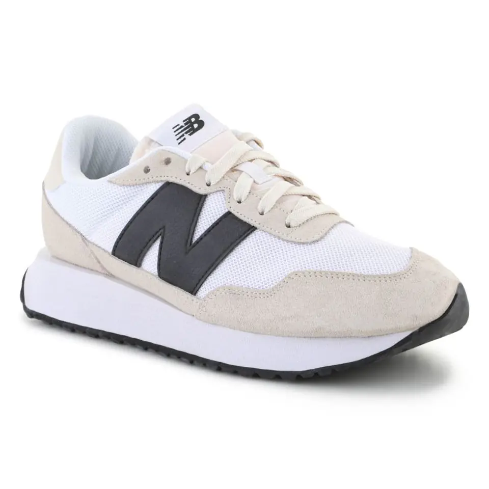 ⁨Buty New Balance M MS237 (kolor Biały. Beżowy/Kremowy, rozmiar EU 44.5)⁩ w sklepie Wasserman.eu