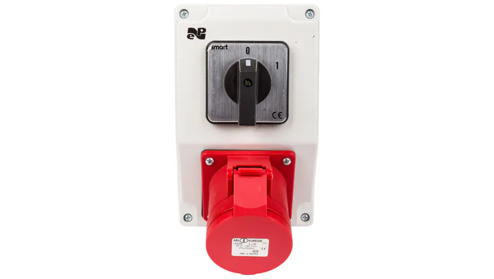 ⁨Installation kit with socket 16A 5P RS-Z (0-1) red 6271-00⁩ at Wasserman.eu