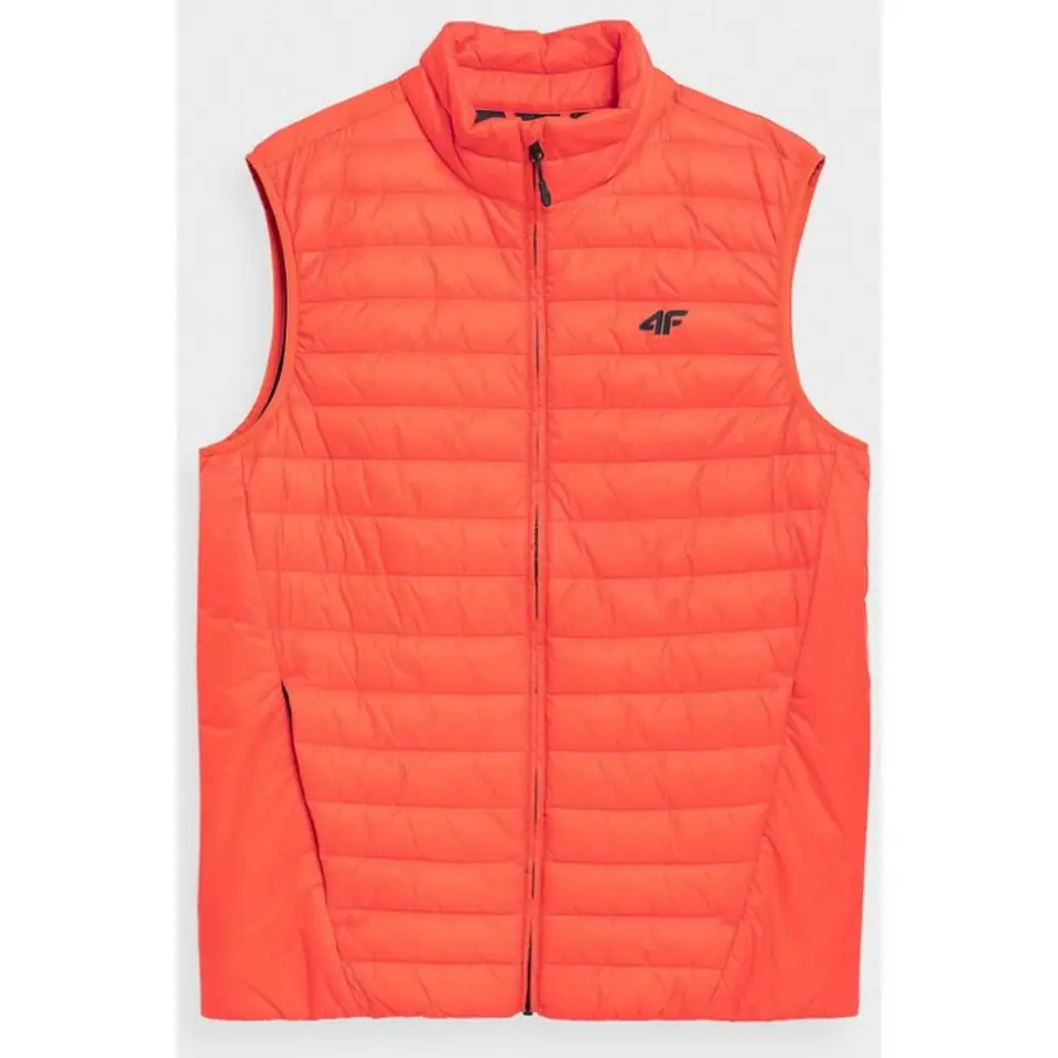 ⁨Men's down vest 4F orange 4FSS23TDJAM082 70S⁩ at Wasserman.eu