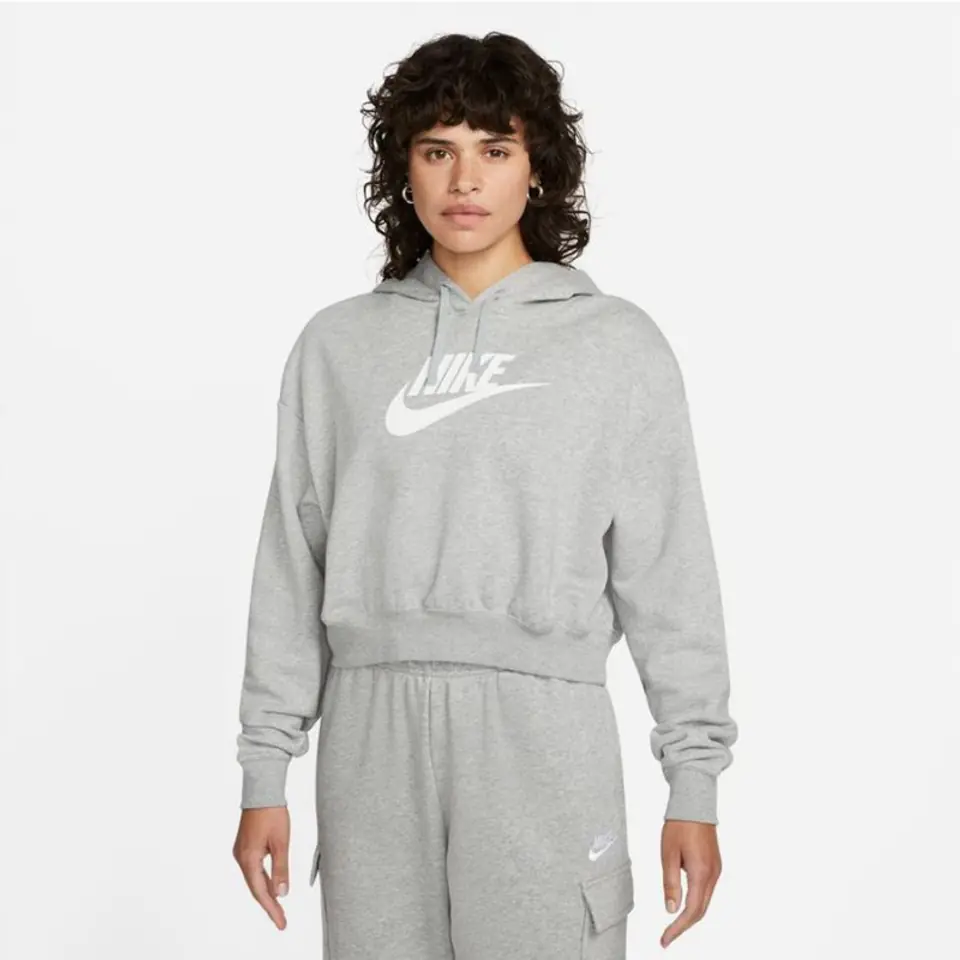 ⁨Bluza Nike Sportswear Club Flecce W DQ5850 (kolor Szary/Srebrny, rozmiar L)⁩ w sklepie Wasserman.eu