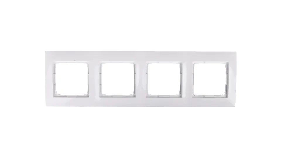⁨Simon 54 Premium Quadruple frame white /plasterboard/ DRK4/11⁩ at Wasserman.eu