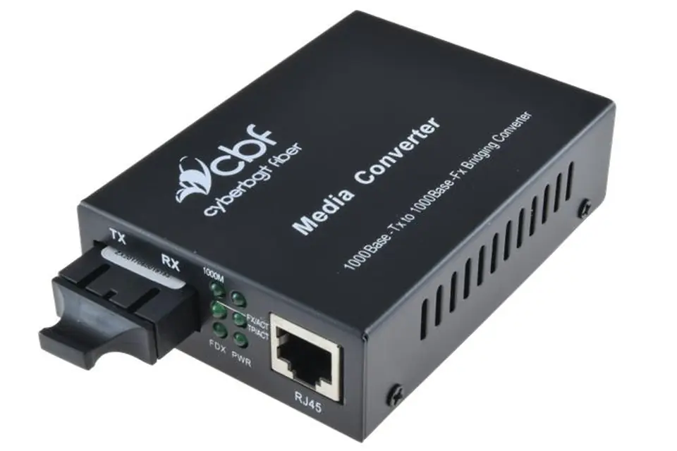⁨Media konwerter CBF MM 2km 1310nm SC duplex 10/100/1000Mbps⁩ w sklepie Wasserman.eu