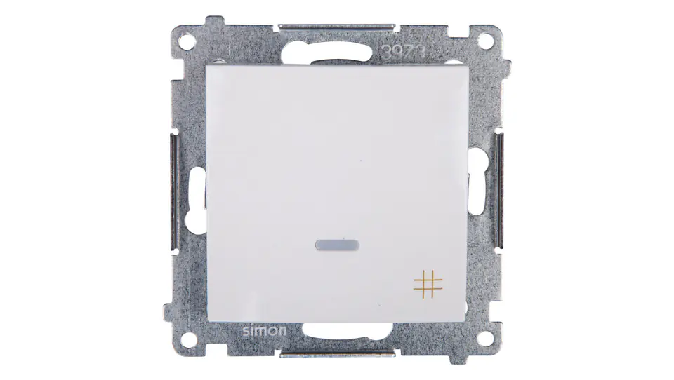 ⁨Simon 54 Cross-type switch with backlight white DW7L.01/11⁩ at Wasserman.eu
