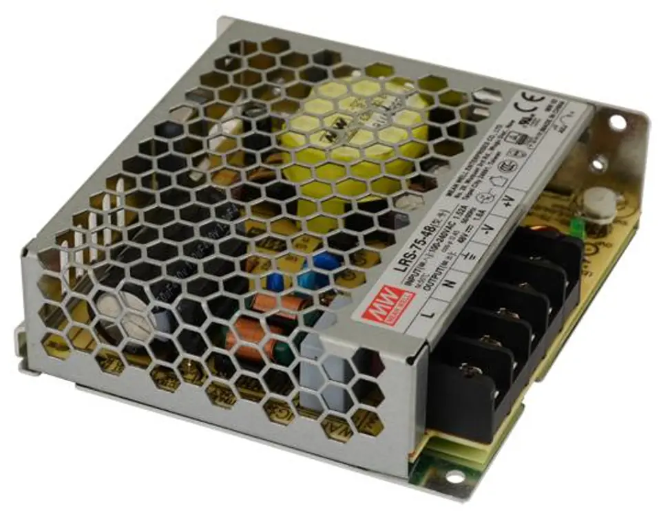 Impulsowy zasilacz MEAN WELL LRS-75-48 48V/75W/1,6A w sklepie Wasserman.eu