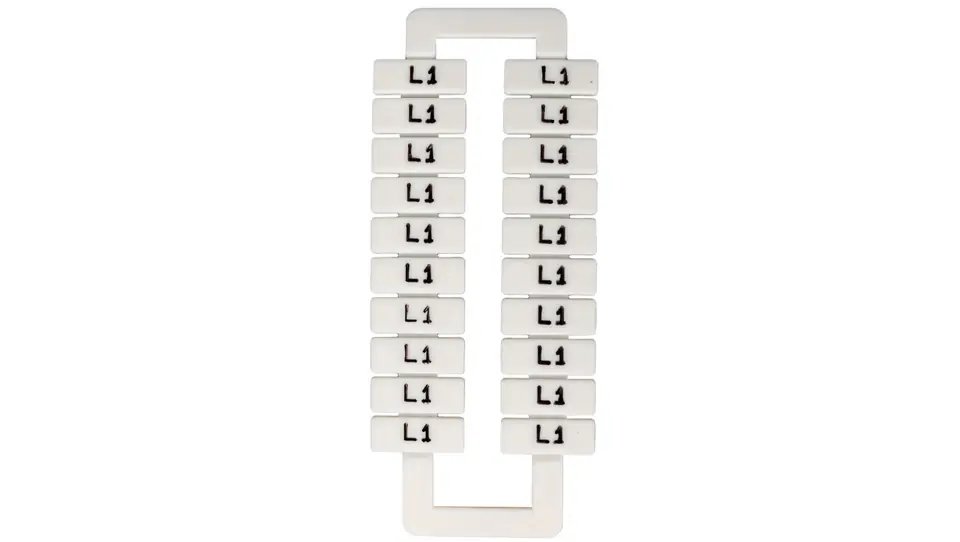 ⁨Markers for fittings (EURO) 2,5-70mm2 /L1/ white 43192 (20pcs)⁩ at Wasserman.eu
