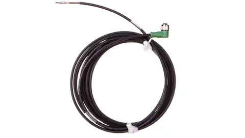 ⁨Kabel czujnika 4-piny gniazdo kątowe M12 wolny koniec 5m SAC-4P-5,0-PUR/M12FR 1668247⁩ w sklepie Wasserman.eu