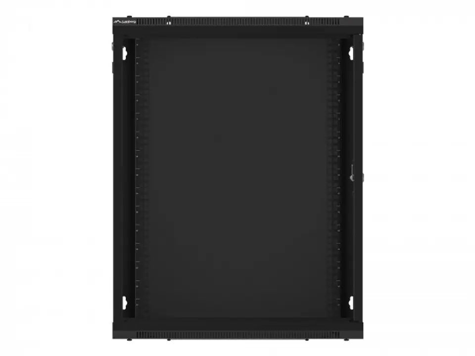 ⁨SZAFA INSTALACYJNA RACK WISZĄCA 19'' 15U 600X450 CZARNA LANBERG (FLAT PACK) V2⁩ w sklepie Wasserman.eu