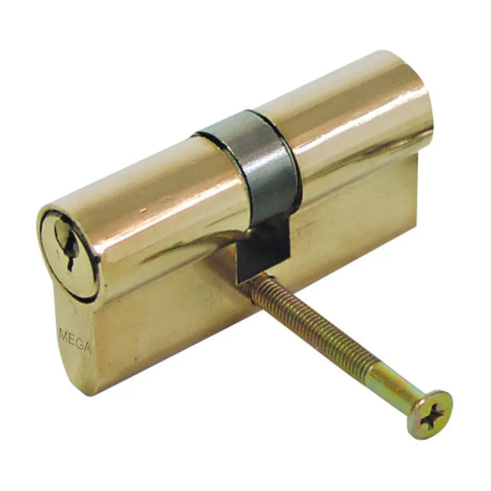 ⁨BRASS LOCK CYLINDER 62MM ON CARD,3 KEYS⁩ at Wasserman.eu